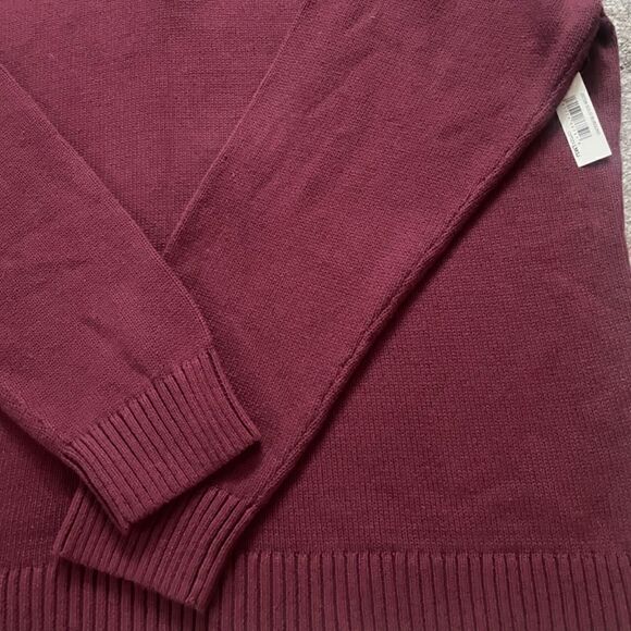 NWT Goodthreads Men's Soft Cotton Quarter-Zip Sweater - Picture 5 of 6